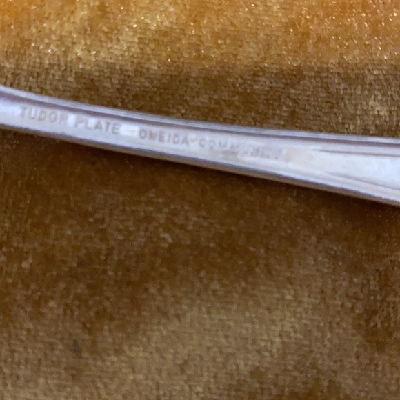 Vintage ONEIDA Tudor Antique US Silver-PlatedSpoon - Picture 4 of 6